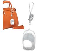 scyca Organiseur de câbles pour voyage, étui de rangement de câbles, petit sac de rangement transparent, organiseur de câbles, étanche pour accessoires de voyage et appareils électroniques, blanc,