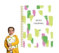 scyca Planificateur sans date, planificateur d'entreprise auto-complétant pour faire un cahier | Organiseur d'agenda avec suivi des habitudes de liste, journal quotidien