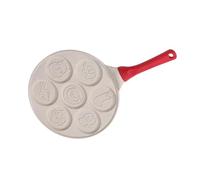 scyca Poêle à œufs anti-adhésive en granit | Moule à crêpes en pierre Maiyan naturelle - Marmite à œufs saine, répartition uniforme de la chaleur, poêle à œufs cuits,