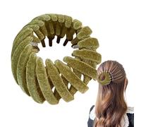 scyca Support de queue de cheval en forme d'oiseau - Pince à cheveux magique pour oiseau - Pince à cheveux d'oiseau | Support de queue de cheval pour faire des chignons