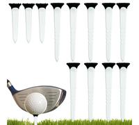 scyca Tees de balle de golf longs | 12 tees de golf pour la cour arrière - Accessoires de golf, tees de golf avec moins de friction, tees de golf réglables en hauteur pour hommes et femmes
