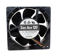 SCYHGLM 9G1224G1D04 Sanyo 12038 24V 0.50A 12 cm High air Volume High Speed Cooling Fan 3Wire