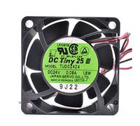 SCYHGLM TUDC24Z4 6cm SERVO 6025 60x60x25mm DC24V 1.8W Inverter Silent Cooling Fan 2Wire