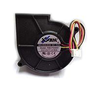SCYHGLM Turbo Blower Fan for XFAN RBD7530B1 DC12V 0.50A 75x30MM,DC Blower Fan RBD7530B1 3Wire