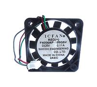 SCYHGLM Ultra-Thin Silent Fan for F4006AP-05QSV 5V 0.11A 3Wire,Cooling Fan F4006AP-05QSV 40x40x6mm 3Wire