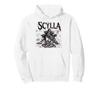 Scylla Mythologie Grecque Scène d'Odyssée des Monstres Marins Sweat à Capuche