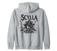 Scylla Mythologie Grecque Scène d'Odyssée des Monstres Marins Sweat à Capuche