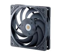 Scythe Grand Tornado Ventilateur de boîtier d'ordinateur 120 mm, PWM 400-2000 tr/min, ventilateur de processeur haute performance, connecteur 4 broches, couleur gris métal, modèle à vitesse régulière