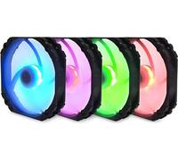 Scythe Kaze Flex 140 RGB PWM - Boîtier d'ordinateur - Refroidisseur - 14 cm - 300 RPM - 1800 RPM - 4.19 dB