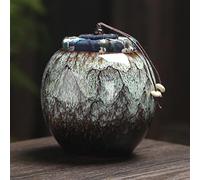 SCZMBLTLNV Urne funéraire pour Animaux de Compagnie Céramique Cendres Urne Titulaire Pet Memorial Funéraire Cendres Pot Urne pour Humain Crémation Souvenir Pal Cercueil(3)