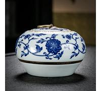 SCZMBLTLNV Urne funéraire pour Animaux de Compagnie Crémation Humaine Cendres d'animaux Compagnie Souvenir Mémoire Pal Cendres Urnes Céramique Cercueil Chien Chat Oiseau(4)