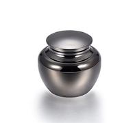 SCZMBLTLNV Urne funéraire pour Animaux de Compagnie Pure Handcraft Mini Urnes Funéraires Pet Human Memorial Pot Souvenir en Acier Inoxydable 41 * 41mm(5)