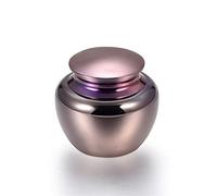 SCZMBLTLNV Urne funéraire pour Animaux de Compagnie Pure Handcraft Mini Urnes Funéraires Pet Human Memorial Pot Souvenir en Acier Inoxydable 41 * 41mm(3)