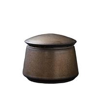 SCZMBLTLNV Urne funéraire pour Animaux de Compagnie Récipient D'urne Souvenir Rétro Cendres Urnes Crémation Commémoratives Animaux Compagnie Funérailles Céramique Cendres Chien Chat
