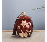SCZMBLTLNV Urne funéraire pour Animaux de Compagnie Urne Animal Compagnie Urne Chat Urne Chien Urne Petit Animal Céramique Sculptée Aux Couleurs Vives Urne Souvenirs(2)