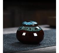 SCZMBLTLNV Urne funéraire pour chiens et chats - Urne funéraire pour animaux domestiques - Urne funéraire pour animaux domestiques - Urne funéraire pour chat et chien - 93058 - Bleu