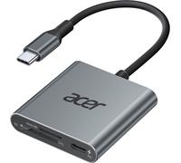 SD 4.0 Card Reader with 100W PD, UHS-II USB C SD Card Reader 312M/S, External SD Micro SD Memory Adapter Compatible with iPhone 15/16 Series, iPad, MacBook etc.