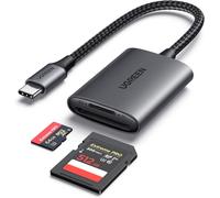 SD 4.0 UHS II USB C Card Reader Micro Adapter 312MB/s Compatible with iPhone 16 Plus Pro Max 15 MacBook Air iPad Galaxy S25 Ultra S9
