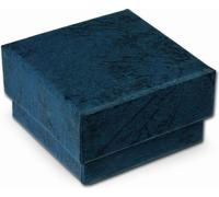 SD Boîte à bijoux bleue Boîte cadeau 40x40x25mm Etui VE3042B