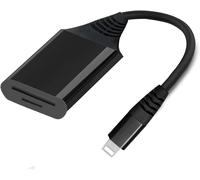 SD Card Reader Compatible with iPhone iPad, 2 in 1 SD/MicroSD Memory Card Adapter for iPhone