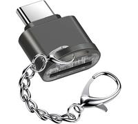 SD Card Reader, USB C Micro SD Card Reader, OTG External USB C Memory Card Readers, TF Memory Card Reader for PC, Notebook, MacBook Air Pro, Galaxy, Huawei (Grey)