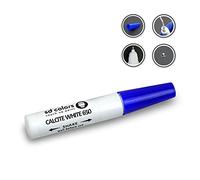 SD COLORS 12 ML Peinture de Retouche avec Pinceau - Calcite White (650) - Compatible avec Mercedes - Réparation de Rayures, Éclats et Peinture.