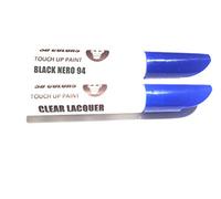 SD COLORS 12 ML Peinture de Retouche avec Pinceau et Vernis Transparent - Black Nero (94) - Compatible avec Vespa - Réparation de Rayures, Éclats et Peinture.