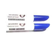 SD COLORS 12 ML Peinture de Retouche avec Pinceau et Vernis Transparent - Glacier Silver (A83) - Compatible avec BMW - Réparation de Rayures, Éclats et Peinture.