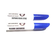 SD COLORS 12 ML Peinture de Retouche avec Pinceau et Vernis Transparent - SEPANG Blue (LY5Q) - Compatible avec VW/Audi - Réparation de Rayures, Éclats et Peinture.