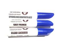 SD COLORS 12 ML Peinture de Retouche avec Pinceau et Vernis Transparent - Sparkling Graphite (A22) - Compatible avec BMW - Réparation de Rayures, Éclats et Peinture.