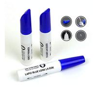SD COLORS 12 ML Peinture de Retouche avec Pinceau, Vernis Transparent et Apprêt - LAPIZ Blue (LD5K) - Compatible avec VW/Audi - Réparation de Rayures, Éclats et Peinture.