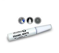 SD COLORS 12 ML Peinture de Retouche avec Pinceau - (White Enamel) - Compatible Réparation de Rayures, Éclats et Peinture.