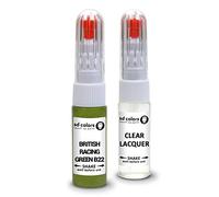 SD COLORS British Racing Green B22 Kit de retouche de peinture avec stylo de retouche 20 ML Vert anglais B22 (peinture + laque)