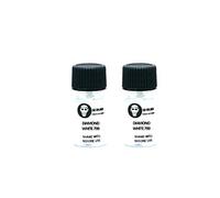 SD COLORS Diamond White 799/9799 Kit de réparation de stylo de retouche 15 ML avec pinceau anti-rayures Code couleur 799/9799 Blanc diamant