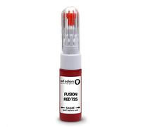 SD COLORS Fusion Red 725 Kit de réparation pour stylo de retouche de peinture 20 ML avec pinceau à rayures Code couleur 725 Rouge fusion