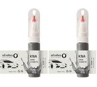 SD COLORS Gris Comete KNA retouche de peinture 20 ML Brosse pratique pour réparation des rayures (juste peindre) (Lot de 2)