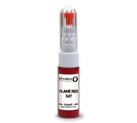 SD COLORS Kit de réparation de stylo de retouche 547 - Rouge flamme - Compatible avec Opel - 20 ML - Code couleur 547