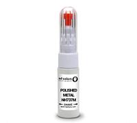 SD COLORS Kit de réparation de stylo de retouche en métal poli NH737M compatible avec Honda - 20 ML - Brosse à rayures - Code couleur NH737M - Métal poli