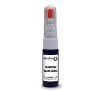 SD COLORS Kit de retouche de peinture LD5Q bleu ombré compatible avec VW/Audi - 20 ML - Pinceau à rayures - Code couleur LD5Q - Bleu ombré