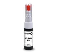 SD COLORS Kit de retouche de peinture noir de jais de 41 W compatible avec Mazda - 20 ML - Brosse à rayures - Code couleur : 41 W - Noir de jais