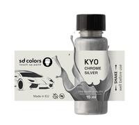 SD COLORS KY0 Peinture de retouche chromée Argenté 15 ML