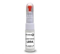 SD COLORS LB9A Kit de réparation de stylo de retouche de peinture Blanc bonbon 20 ML Compatible avec VW/Audi