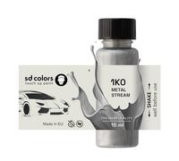 SD COLORS Metal Stream 1K0 Peinture de retouche 15 ML pour réparer les rayures et les éclats Code couleur 1K0