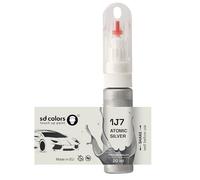 SD COLORS Peinture de retouche Argent atomique 1J7 20 ML Pinceau pratique pour réparer les rayures (juste la peinture)
