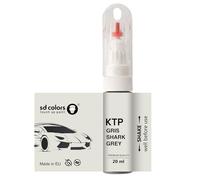 SD COLORS Peinture de retouche grise KTP - 20 ML - Pinceau pratique pour réparer les rayures (juste la peinture)