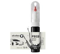 SD COLORS Peinture de retouche noire Sierra PBSB - 20 ML - Pinceau pratique pour réparer les rayures (juste la peinture)