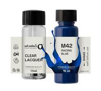 SD COLORS Racing Blue M42 Peinture de retouche pour moto 15 ML
