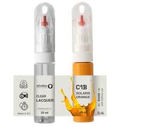 SD COLORS SOLARIS ORANGE C1B Peinture de retouche 20 ML pour réparation de rayures (peinture + laque)