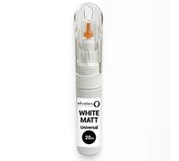 SD COLORS Stylo de retouche universel, couleur blanc, 20 ml, pour réparation de voiture, métal, bois, plastique, fenêtres, cadres, portes, portails