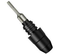 SD FACTORY Adaptateur SDS-Plus vers SDS-Max pour marteaux rotatifs, adaptateur en alliage d'acier noir de 21,6 cm de long, compatible avec les embouts SDS Max, ensemble de forets pour une performance
